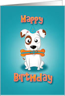 Jack russell terrier - bone gift card