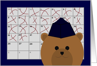 Calendar Counting Down the Days! - To Air Force/Garrison Cap Enlisted card
