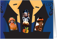 Halloween from Our House to Yours with Custom Photos card