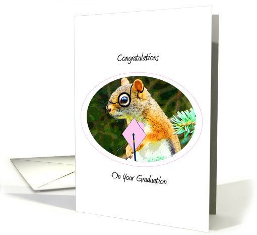 Graduation, Congratulations, Red Squirrel in Spectacles... (623951)