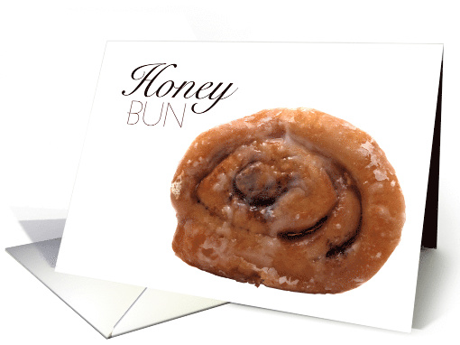 Honey Bun Pastry I am Sweet on You Sweetest Day card (1394140)
