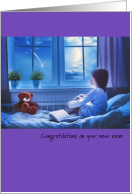 New Room Congratulations Girl Wish Upon a Star card