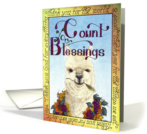 Paca kisses card (283821)