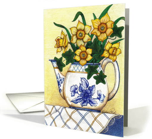 Daffodils/get well card (35175)