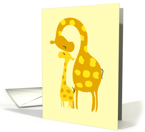 Giraffes card (36014)