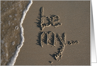 be my... - beach & sand card