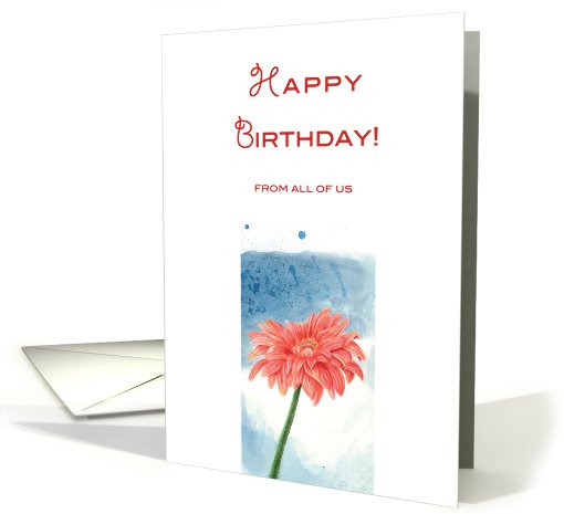 Happy Birthday, from all of us card (744092)