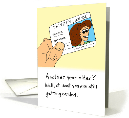 Birthday - Still Get Carded card (52672)