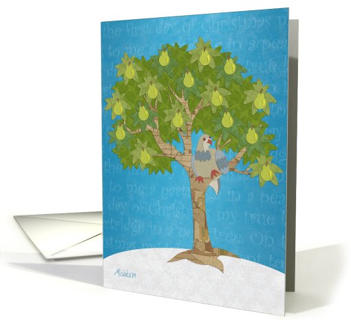 One Partridge In a Pear Tree card (541246)