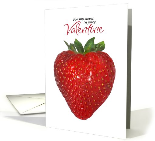 Strawberry Valentine card (649881)