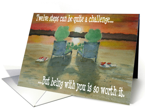12 Step Recovery Congratulations card (123003)