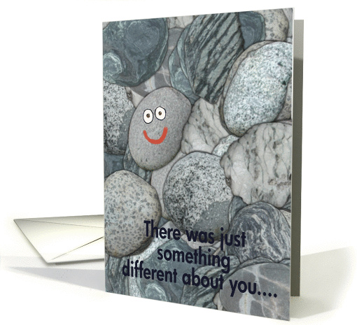 You Stand Out Funny Rock Valentine's Day Valentine card (149855)