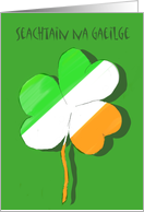 Seachtain na Gaeilge St. Patrick’s Day Greetings Text card