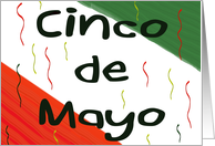 Cinco de mayo Celebration Paper Card