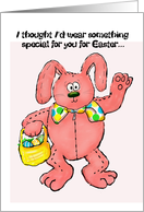 Hoppy Easter Adult Sexy Funny Humor Card