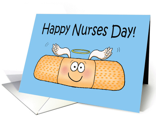Happy Nurse Nurses Day Whimsical Cute Bandage From Group Us card