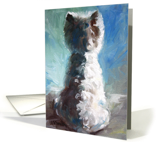 Sympathy - Loss of Dog - West Highland - White Shadows card (43129)