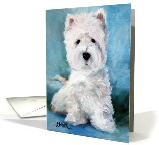 Westie West Highland Terrier Dog - Harry card (937168)