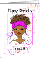 Happy Birthday Princess card