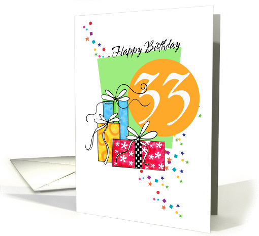 Happy  Birthday 33 card (146380)