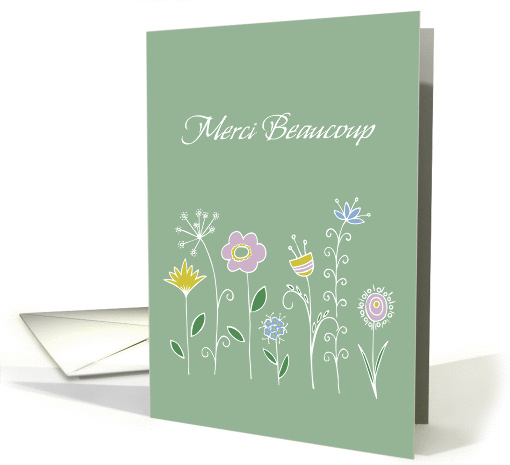 french thank you merci card (258615)