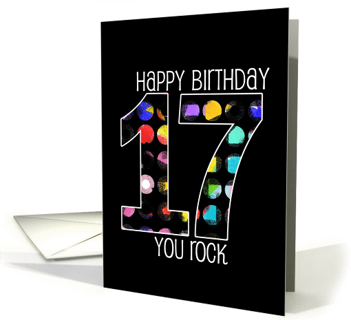 17 birthday card (54082)