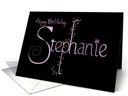 birthday for Stephanie card (556923)