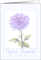 sympathy card