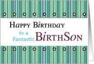 birthson birthday stripes and studs card