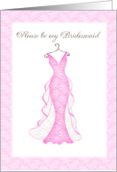 bridesmaid card