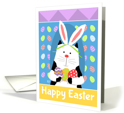 Happy Easter from the Easter Kitty Bunny card (1075474)