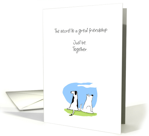 Secret to Great Friendship card (1798596)