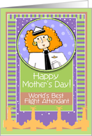 Happy Mother’s Day, Flight Attendant, Female card