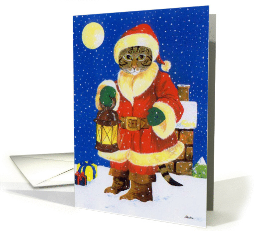 Santa Claws card (92417)
