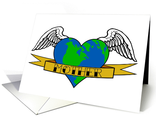 Love Your Mother, Mother Earth - blank card (47648)