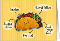 National Taco Day - Cute Taco card