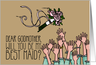 Godmother - Will you be my best maid? card