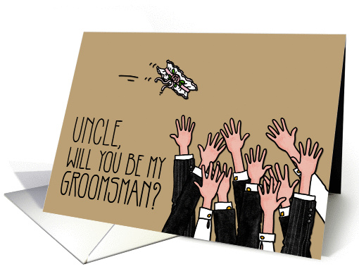 Uncle - Will you be my groomsman? card (1029083)