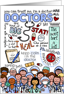 National Doctors’ Day - Doctors Wordcloud Card