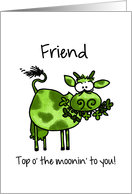 St. Patrick’s Day Cow - for my Friend card