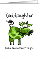 St. Patrick’s Day Cow - for my Goddaughter card