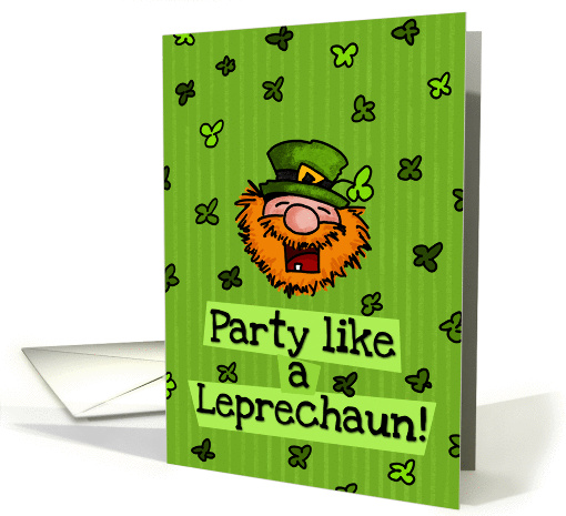Leprechaun - St. Patrick's Day Party Invitation card (1045605)