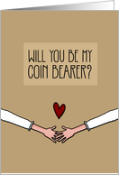 Will you be my Coin Bearer? - from Lesbian Couple card