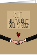 Son - Will you be my Bell Ringer? - from Gay Couple card