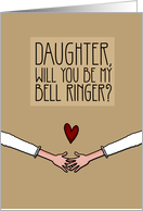 Daughter - Will you be my Bell Ringer? - from Lesbian Couple card
