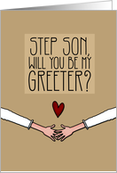 Step Son - Will you be my Greeter? - from Lesbian Couple card