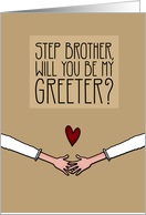 Step Brother - Will you be my Greeter? - from Lesbian Couple card