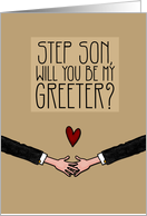 Step Son - Will you be my Greeter? - from Gay Couple card