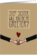 Step Sister - Will you be my Greeter? - from Gay Couple card