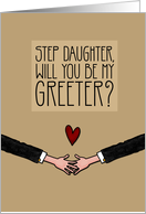 Step Daughter - Will you be my Greeter? - from Gay Couple card